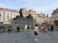 Staré Město: Gamla Stans torg: Jan Hus-monumentet