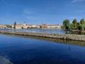 Staré Město och Vltava: Vy från Kampa